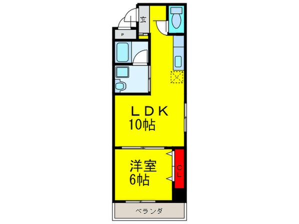 シティコ－ト大小路の物件間取画像